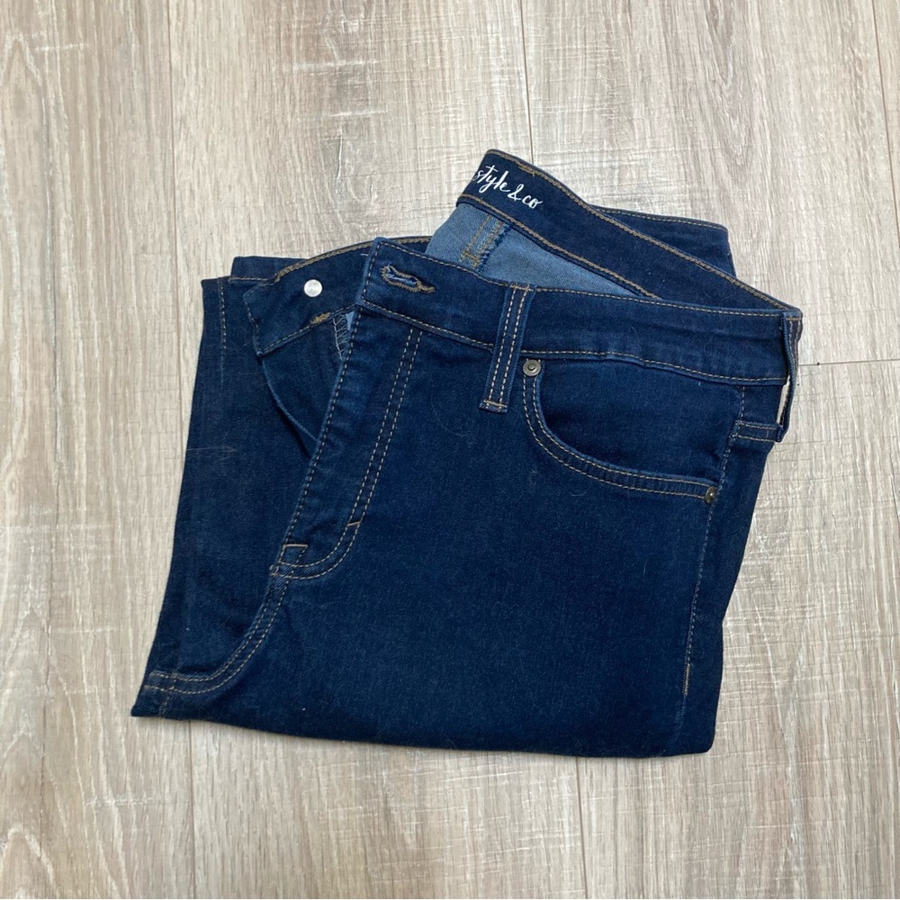 Style & Co. Women's Dark Blue Skinny Jeans